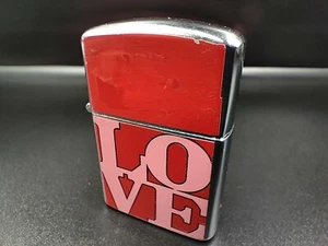 PENGUIN " Love " - Collectible Petrol Lighter - Heart - Made In Japan - AF19 - Picture 1 of 12