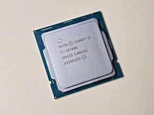 Intel core i7-10700K @ 3.80 GHz ( TURBO 5.10 GHz ) LGA 1200 CPU - Photo 1/2