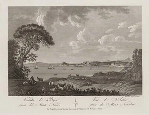 ALOJA (19.Jhd) nach Unbekannt (19.Jhd), Küste von Baiae, Naepel, um 1810, KSt. - Bild 1 von 5