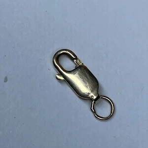 14 Karat Gelbgold Karabinerverschluss Kette Schmuck 10 mm x 4 mm - Bild 1 von 3
