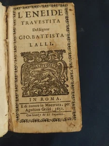 DIE VERKLEIDETE ENEIS VON HERRN GIO.BATTISTA LALLI 1651 - Bild 1 von 10
