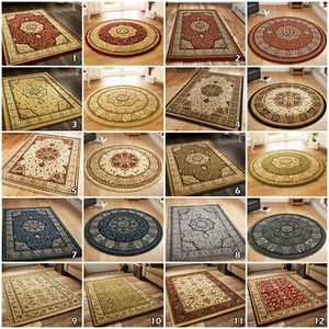 VINTAGE CLASSIC RUGS FOR LIVING ROOM MODERN STYLE BEDROOM KIDS ROOM HERITAGE RUG - Picture 1 of 49