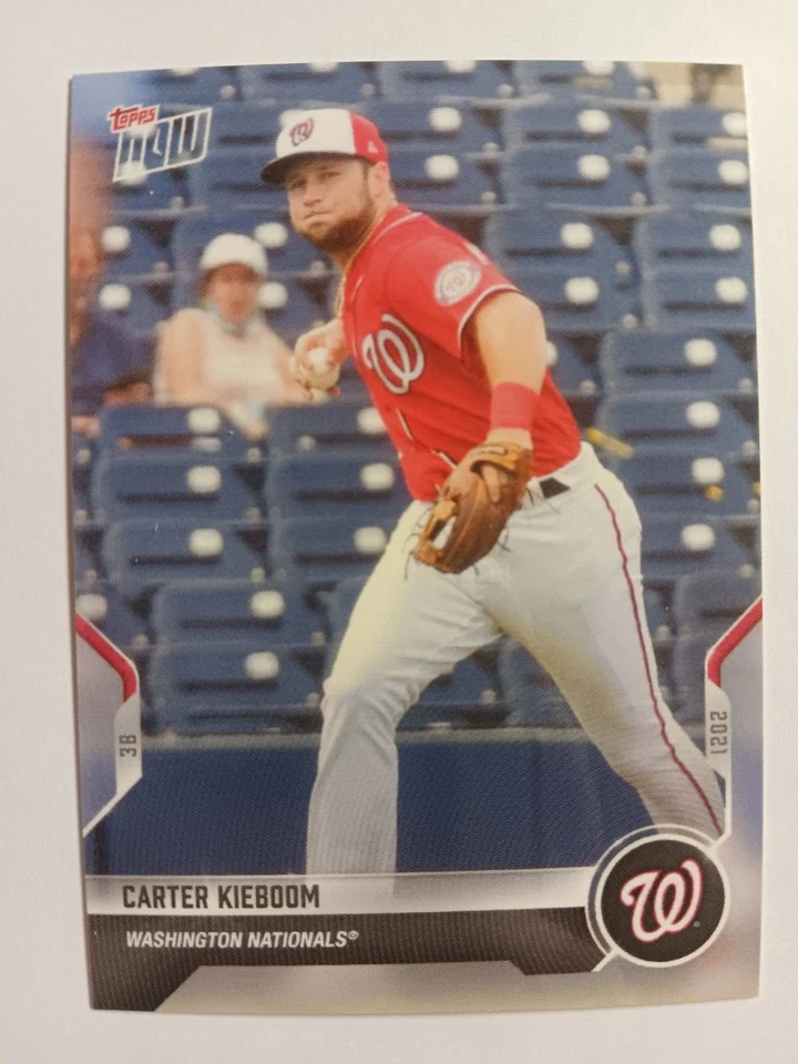 2021 Topps Now Road To Opening Day Carter Kieboom #OD-291 - Image 1 of 2