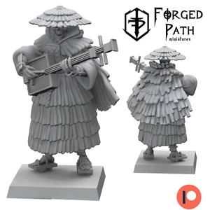 Shamisen Músico, Wargaming Fantasía No Muertos Esqueleto Samurai Japonés Miniaturas - Imagen 1 de 3