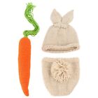 2X(Neugeborenes Baby Fotografie Requisiten Infant Junge MäDchen Knit Rabbit7150