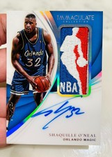 2018-19 Immaculate LOGOMAN auto Shaquille Oneal 1/1 ONE OF ONE