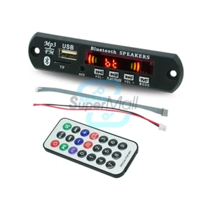 12V MP3 WMA Audio Module Car USB TF Radio Wireless Bluetooth Decoder Board - Bild 1 von 7