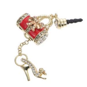 Headphone Jack Charm Cell Phone Plug Cover Charm Earphone Jack Pendant - Zdjęcie 1 z 12