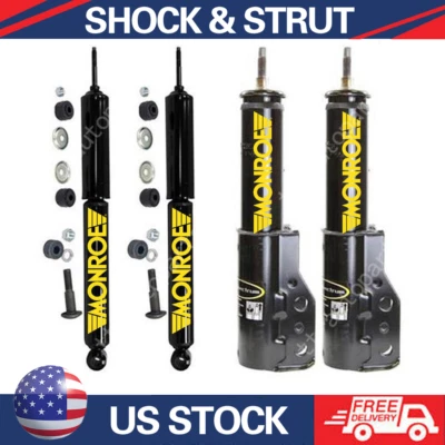 For 1982-1992 Chevrolet Camaro Front Rear Struts Shocks Absorber 4x Monroe - Image 1 of 4