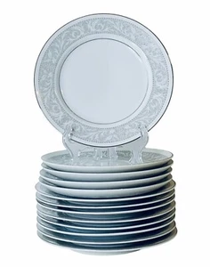Imperial China WHITNEY 5871 Porcelain Gray Dinnerware SIGNED W. DALTON CHOOSE - Picture 1 of 11