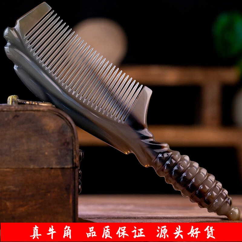 Natural Boutique Yak Horn Comb Handmade Horn Comb Handmade Hair Comb Massage - Image 1 of 4