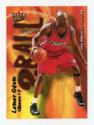2000-01 Fleer Ultra 2Ball #TB1 Lamar Odom - Los Angeles Clippers - Image 1 of 2