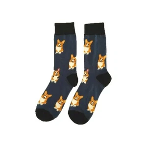 Novedad Calcetines Galés Corgi Perro Calcetines Algodón - Azul  - Imagen 1 de 3