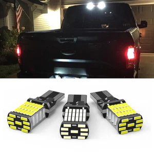 3PCS White Red T15 912 LED Cargo 3rd Brake Light Lamp for Toyota Tundra 2000-20 - Picture 1 of 11
