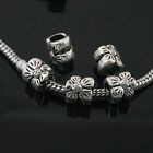 8pcs Tibetan Silver flower spacer Beads Fit European Bracelet L0033