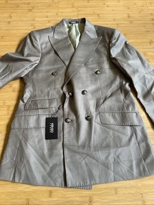 Blazer Kenzo Homme Lana Super 200’s Doble Pecho Beige Talla 40 - Imagen 1 de 8
