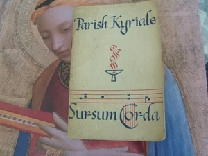 Vintage 1961 Traditional TLM Songbook Booklet Parish Kyriale Sur-sum Cor-da - Imagen 1 de 14