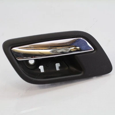 GM OEM Ebony Black Rear Left Interior Chrome Door Handle 15847563 - Imagem 1 de 3