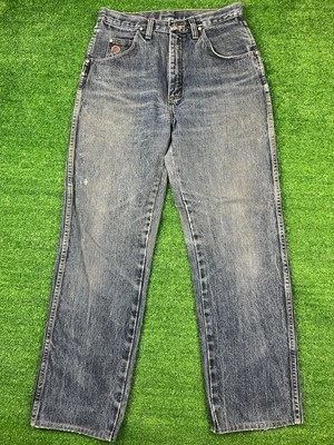 Jeans vintage Wrangler 20X talla 31x34 (29x30) parche rojo bordado logotipo vaquero Foto 1 de 4