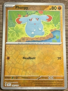 Phanpy 102/191 Sv08: Surging Sparks Reverse Holo NM/M (L) - Picture 1 of 2