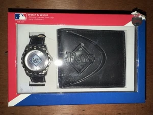 Tampa Bay Rays Game time Watch And Wallet Combo Box Damage - Picture 1 of 10