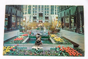 Rockefeller Center Channel Garden - RCA Building in Background View from 5th AVE - Picture 1 of 3