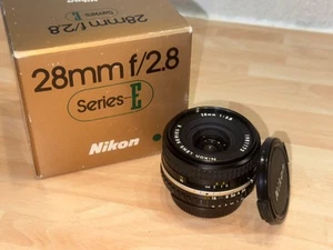 Nikon 28mm f2.8 e series Ais manual focus wide angle lens - Picture 1 of 4