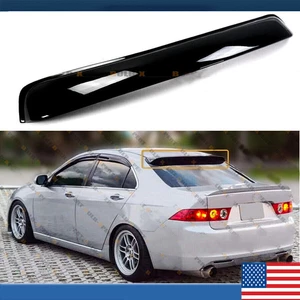 JDM REAR WINDOW VISOR ROOF SPOILER DEFLECTOR FITS 2004-2008 ACURA TSX CL8 EURO-R - Picture 1 of 24