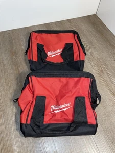 2 - MILWAUKEE 11”X 11”X 8"  Heavy Duty Contractors Tool Bags - Picture 1 of 6