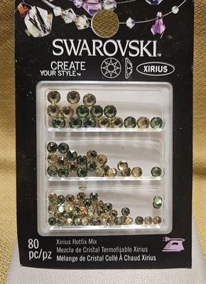Swarovski Xirius Hotfix Mix Crystal 80 CT - Peridoto Jonquil Foto 1 de 2