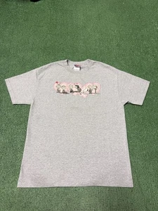 Camisa De Colección Peanuts Love Hearts San Valentín Para Hombre Grande Gris Dibujos Animados DE COLECCIÓN MARCADA - Imagen 1 de 10