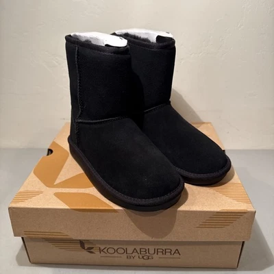 Koolaburra by UGG KOOLA SHORT Little Kids' Size 13 Black - Brand New in Box - Image 1 of 4