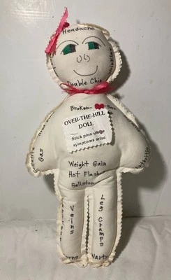 Over the Hill кукла женщина симптомы боли/боли кляп подарок/выход на пенсию/день рождения - Изображение 1 из 4