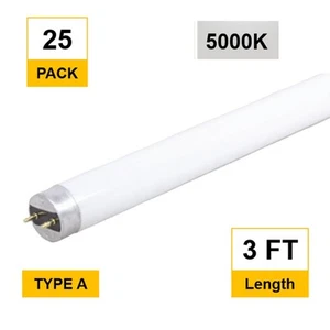 LED T8 Quick Connect Linear Tube 36in 11W 5000K Type A (Direct Connect) 110-277V - Picture 1 of 4