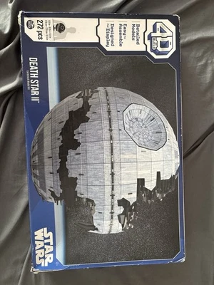 Star Wars Estrella de la Muerte II 4D Kit Modelo de Construcción - 272 Piezas - Completo - Coleccionable Foto 1 de 4