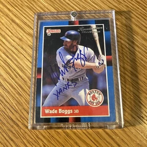 Autógrafo automático Donruss Recollection 2004 colección Wade Boggs 1988 1/1 - Imagen 1 de 3