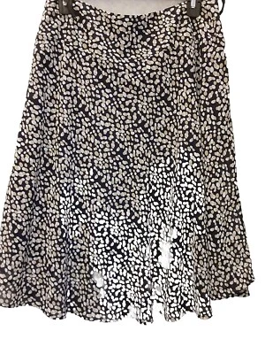 FALDA COURTENAY TALLA 10 NEGRA Blanca Bronceada Lunares Línea A Forrada Frontal Plana Cremallera Poliéster Foto 1 de 4