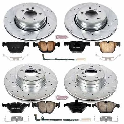 PowerStop Disc Brake Kit - Front and Rear - Fits BMW 750Li 2006-2008, BMW 750i 2 - Image 1 of 4
