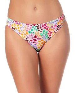 California Waves Juniors Hipster Scoop Bikini Bottoms,Multi,Small - Picture 1 of 3