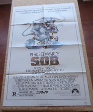 S.O.B. Movie Poster, Original, Folded, One Sheet, year 1981, Blake Edwards, USA