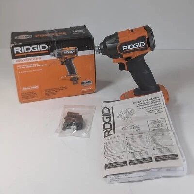 Ridgid R862301B 18V Brushless 1/4" Impact Driver Tool Only Open Box - Image 1 of 4