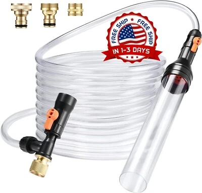 Aspiradora de grava para cambiador de agua de acuario pecera de 50 pies US NUEVO - Image 1 of 4