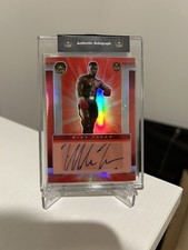 2021 Super Glow Mike Tyson 1st Gen Red Auto /50 Card No. 292
