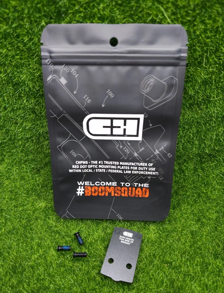 C&H PRECISION WEAPONS C&H Adapter Plate Springfield Hellcat w/ RMSc Footprint to 407k 507k #SAHC-HOLOk