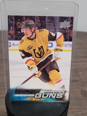 2022-23 Upper Deck Series 1 Young Guns #218 Kaedan Korczak Vegas Golden Knights - Image 1 of 2