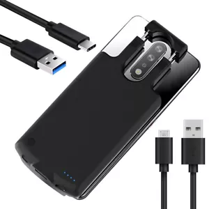 Excellent 10000mAh Back Pack Power Station USB and Type C cable for TCL 10 5G UW - Picture 1 of 1