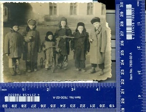 WW II UDSSR Kunst Foto Junge Krieg Pistole GUN PPSH Militär 1940er Kinder mit Gewehren - Bild 1 von 2