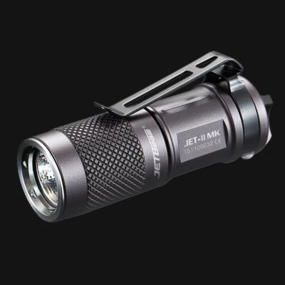 JETBeam JET-II MK EDC Mini Flashlight Twist Head Anti-Roll Resists Water/Impact - Image 1 of 4