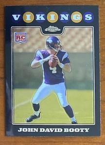 2008 Topps Chrome Football JOHN DAVIS BOOTY RC #TC171 Vikings - Picture 1 of 2