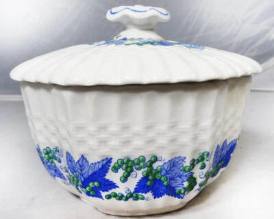 VALENCIA S1248 by Spode Demi Covered Sugar Bowl 3.5" NEW NEVER USED made England - Image 1 of 4